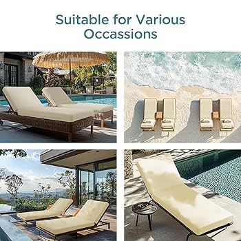 クッション・座布団 have a good time SIDE FRAME CUSHION BOZTIY Portable Lounge Chair, Black 5-Fold Sleeping Cots